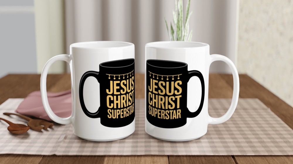 Jesus Christ Superstar Mug | Musical Theatre Gift | West End Theatre Present | Show Tunes Mug — view 2