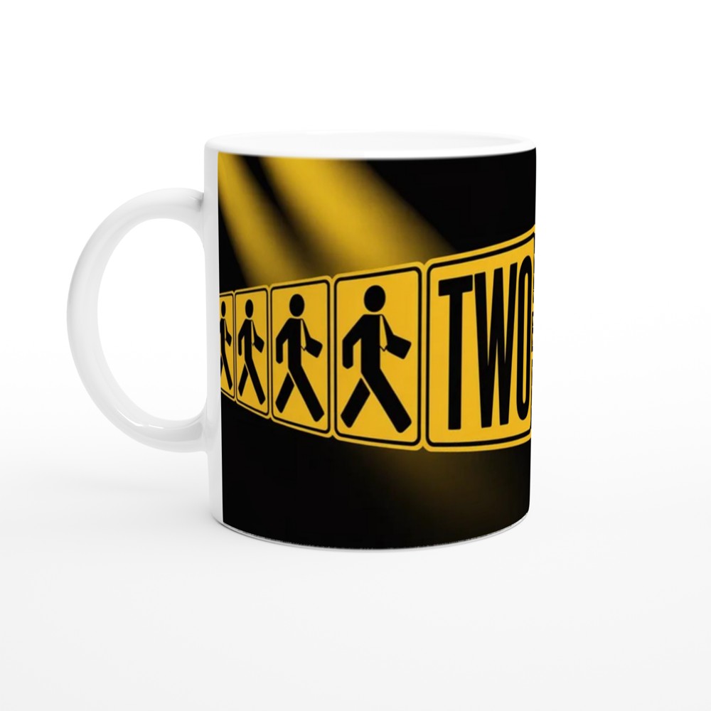 Book of Mormon Mug | Two by Two Musical Theatre Gift | Elder Crossing Design | Funny West End Present for Best Friend — view 10