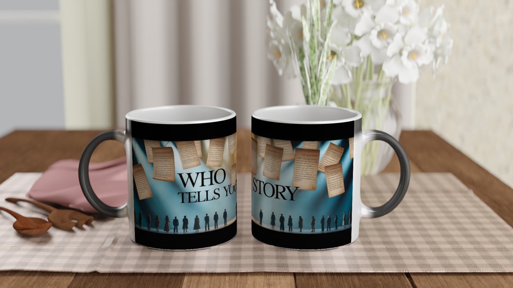 Who Tells Your Story - Theatre Stage Mug — view 3