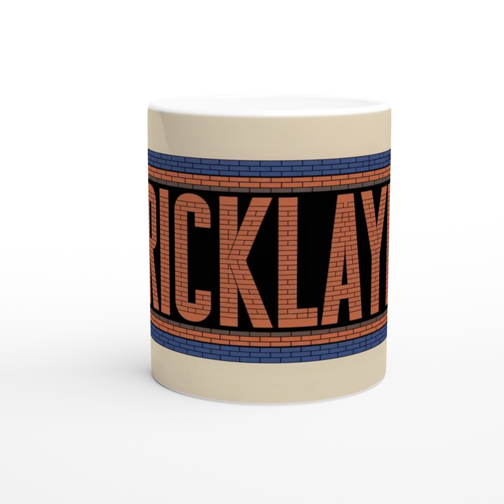 Bricklayer Mug | Builder Gift | Funny Masonry Brick Design | Father's Day Gift for Dad — view 11