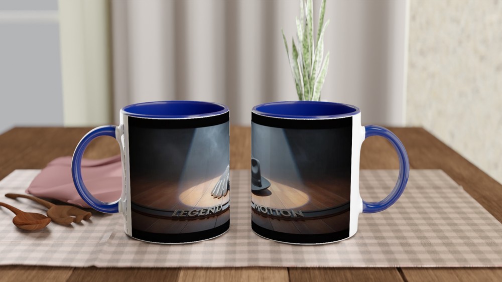 Michael Jackson Mug | Legend in Motion Quote | Music Legend Gift | King of Pop Present for Him or Her — view 4