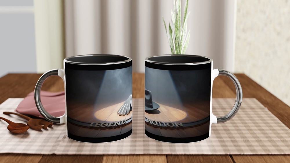 Michael Jackson Mug | Legend in Motion Quote | Music Legend Gift | King of Pop Present for Him or Her — view 9