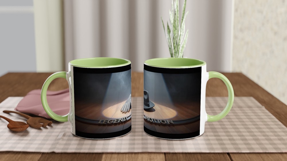 Michael Jackson Mug | Legend in Motion Quote | Music Legend Gift | King of Pop Present for Him or Her — view 5