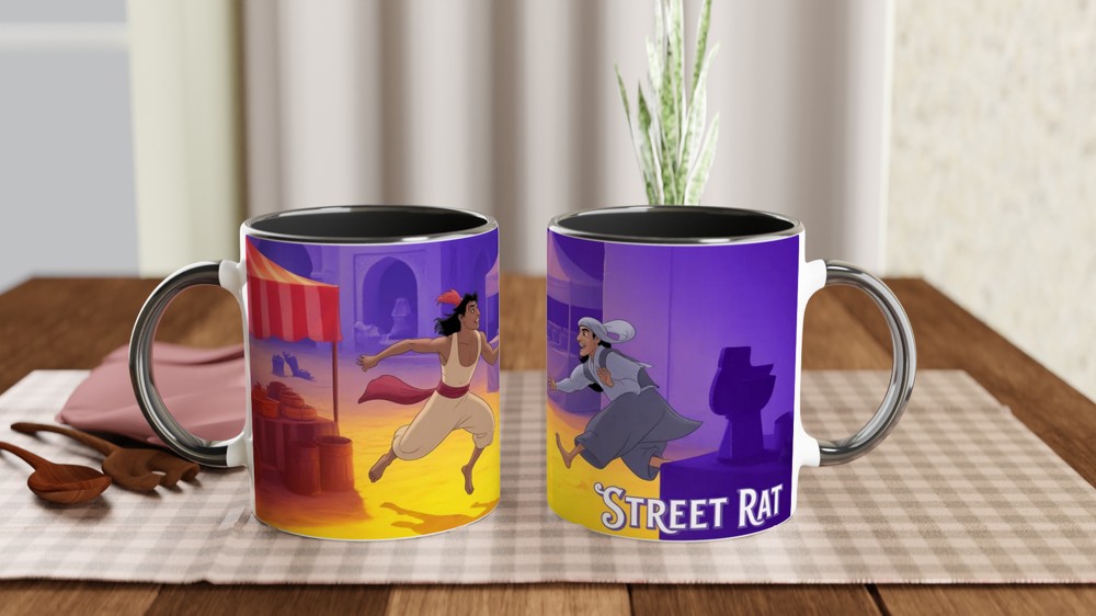 Aladdin Musical Mug | 'Street Rat' Quote | Musical Theatre Gift | Agrabah Market Present — view 9