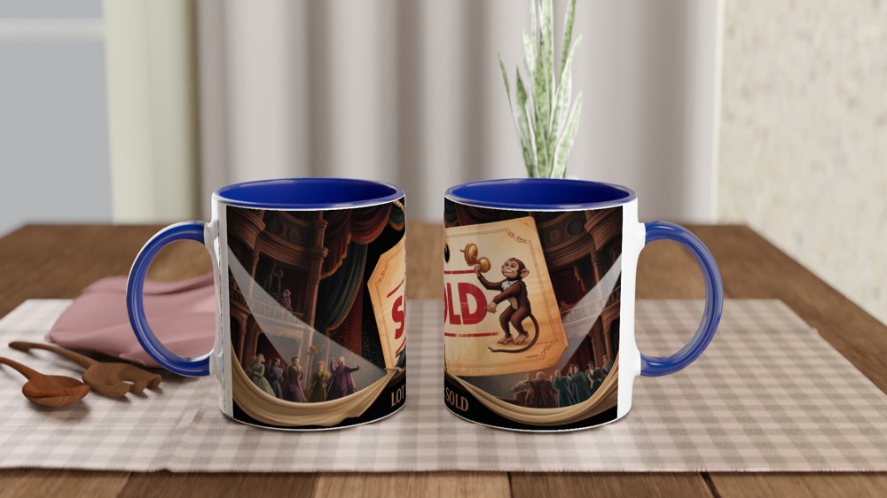 Lot 66: Sold - Auction House Monkey Gavel Mug — view 4