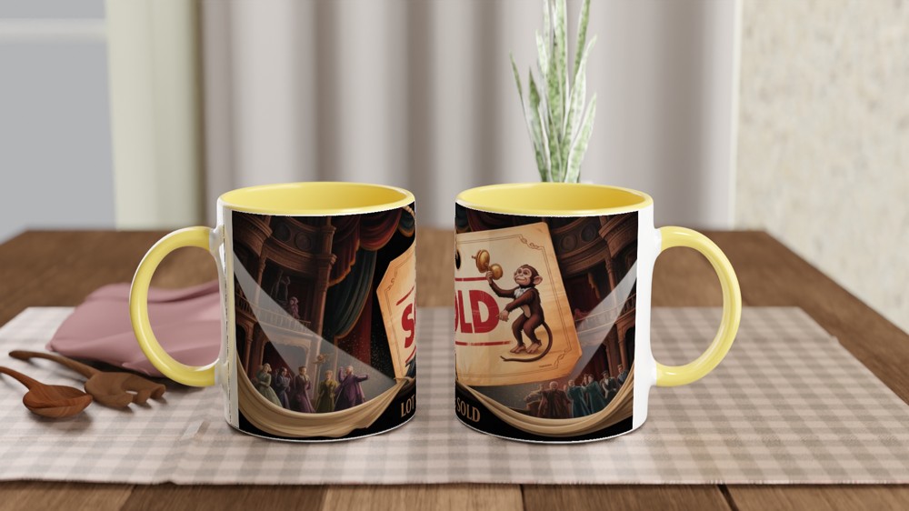Lot 66: Sold - Auction House Monkey Gavel Mug — view 8