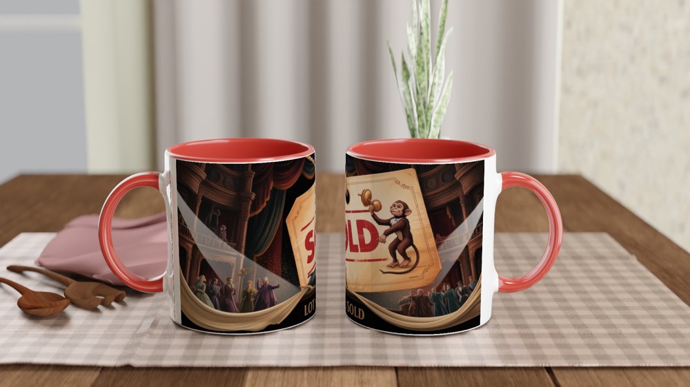 Lot 66: Sold - Auction House Monkey Gavel Mug — view 7
