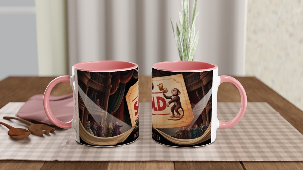 Lot 66: Sold - Auction House Monkey Gavel Mug — view 6
