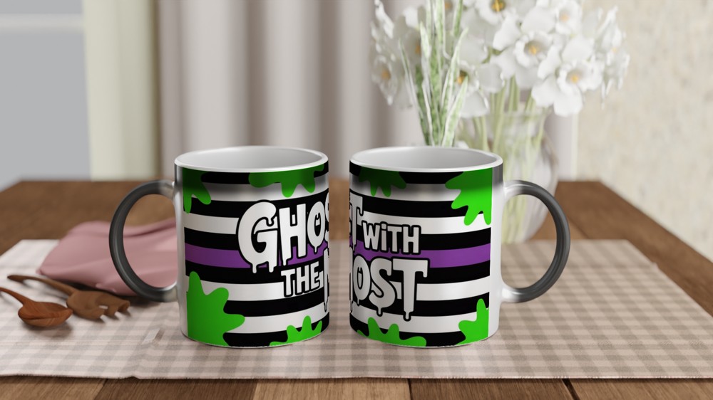 Beetlejuice Mug | Ghost With The Most Quote | Musical Theatre Gift | Birthday Present for Best Friend — view 3