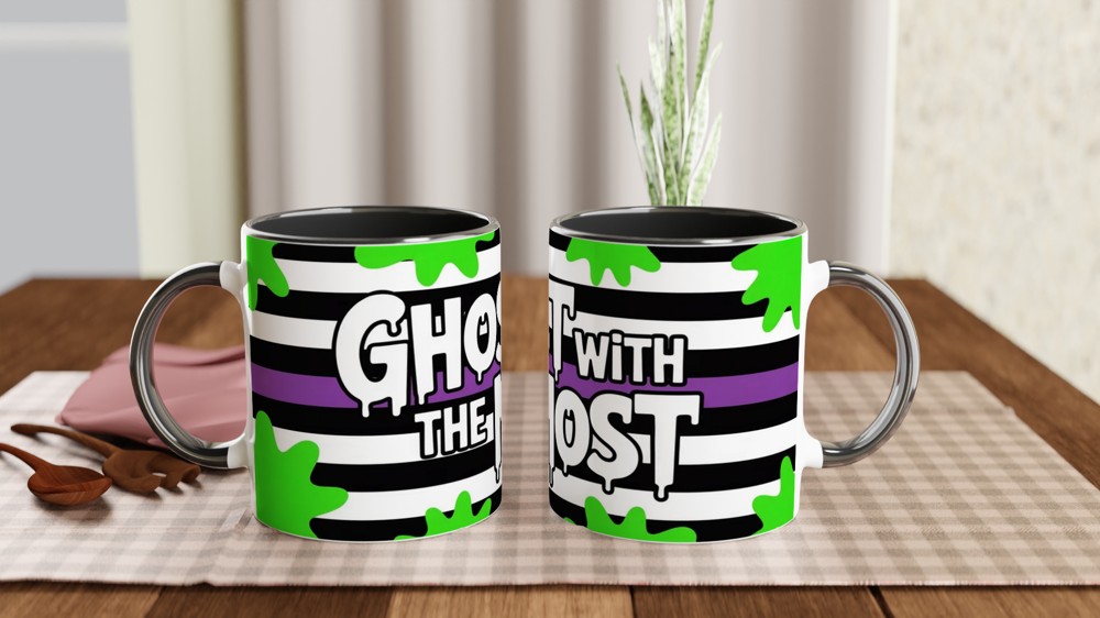 Beetlejuice Mug | Ghost With The Most Quote | Musical Theatre Gift | Birthday Present for Best Friend — view 9