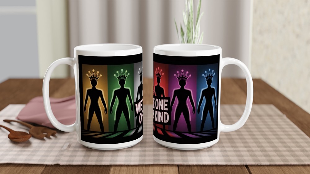 Six the Musical Mug | Neon Crowns Theatre Gift | West End Musical Present | Gift for Theatre Lovers — view 2
