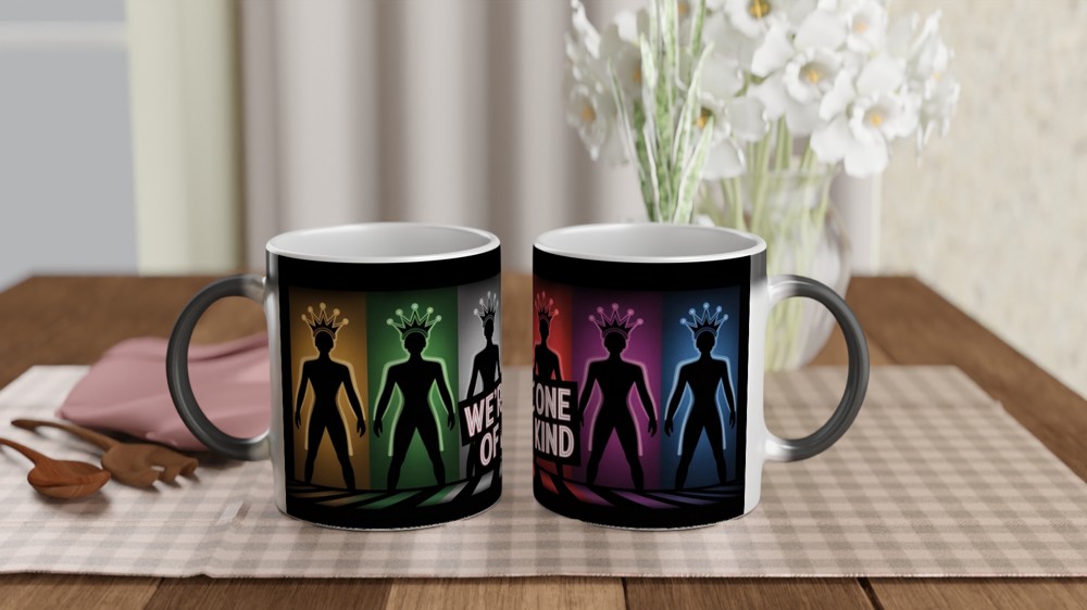 Six the Musical Mug | Neon Crowns Theatre Gift | West End Musical Present | Gift for Theatre Lovers — view 3
