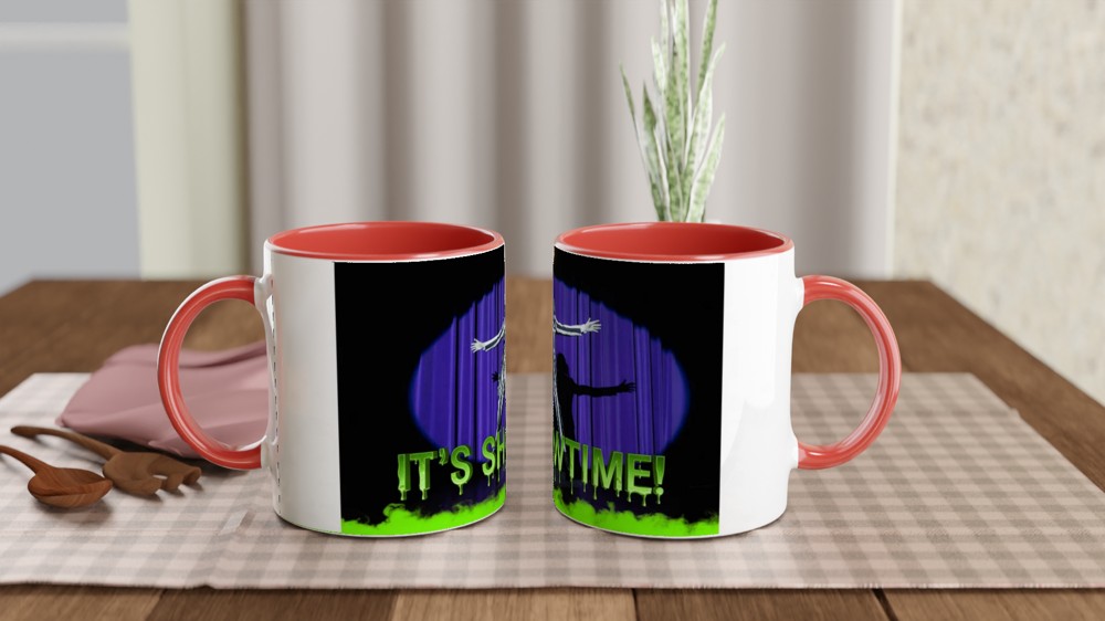 It's Showtime Striped Suit Halloween Mug — view 7