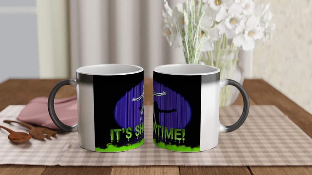 It's Showtime Striped Suit Halloween Mug — view 3