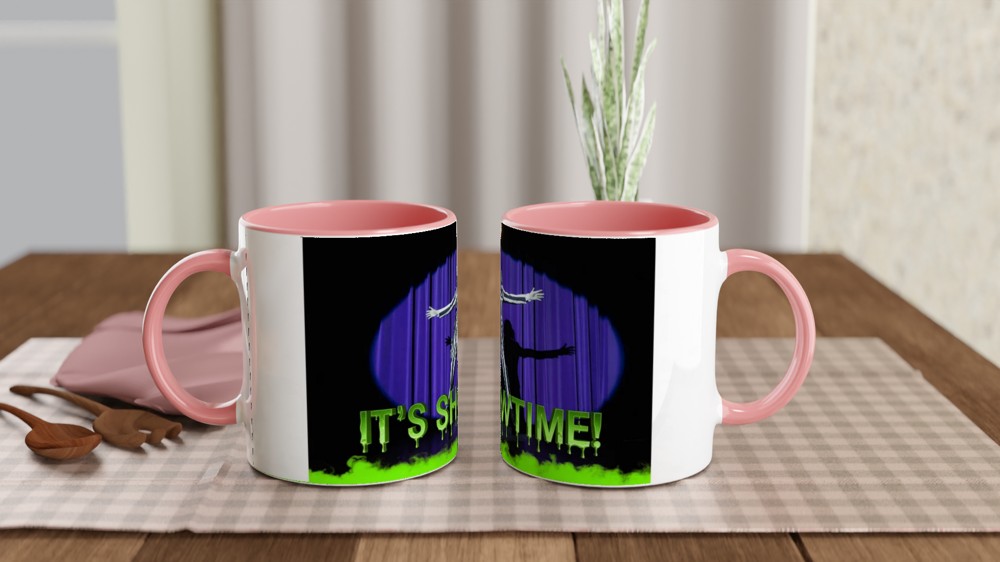 It's Showtime Striped Suit Halloween Mug — view 6