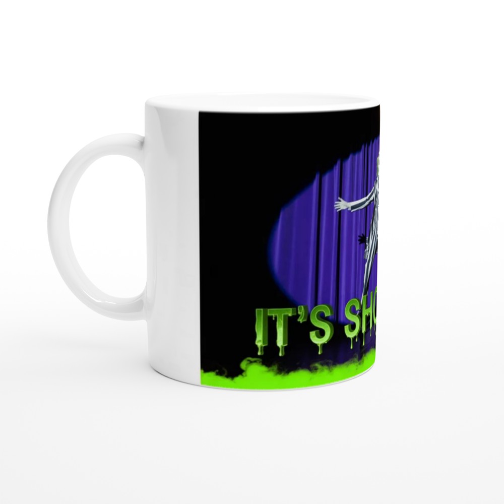 It's Showtime Striped Suit Halloween Mug — view 10