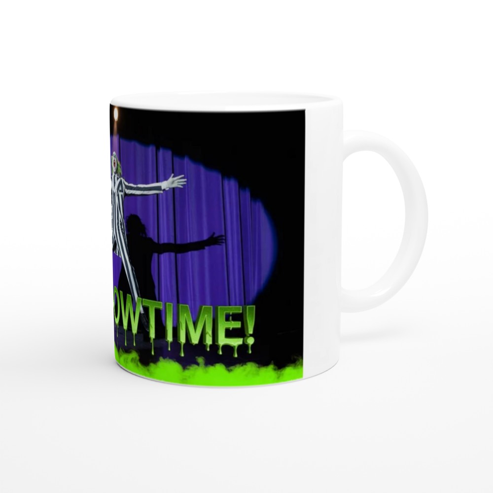 It's Showtime Striped Suit Halloween Mug — view 12