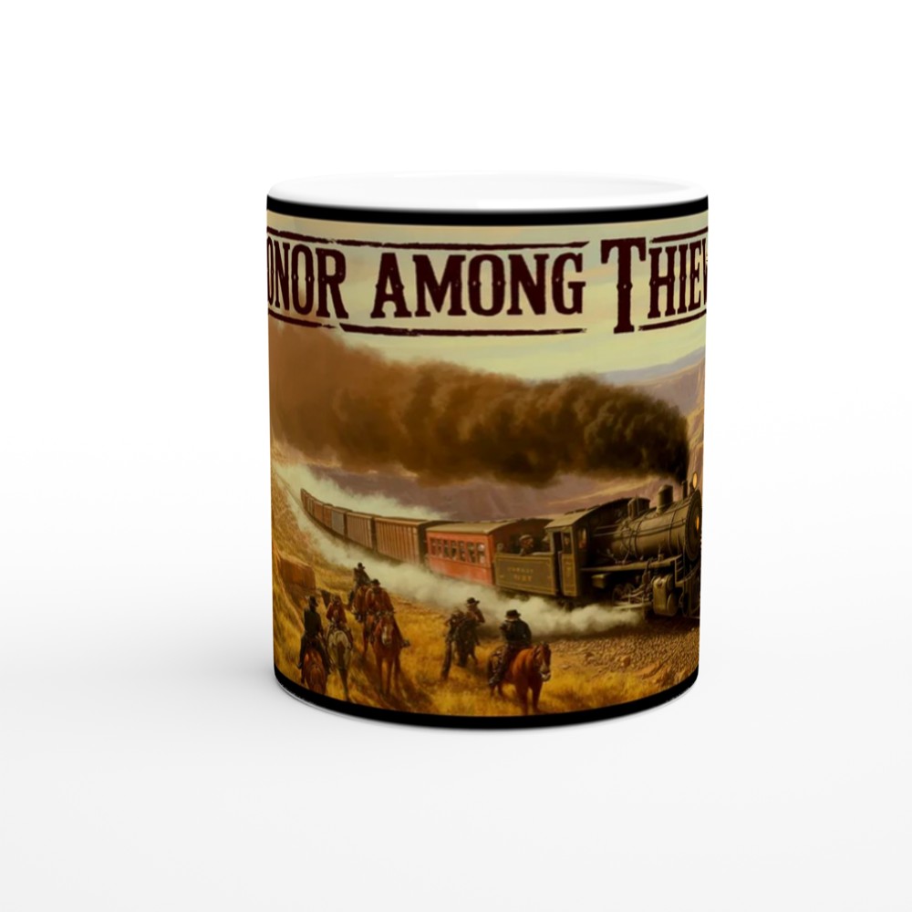 Honor Among Thieves Western Train Robbery Mug — view 11