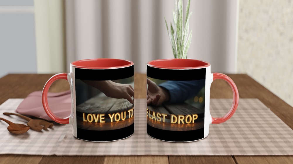 Love You To The Last Drop - Romantic Coffee Mug — view 7