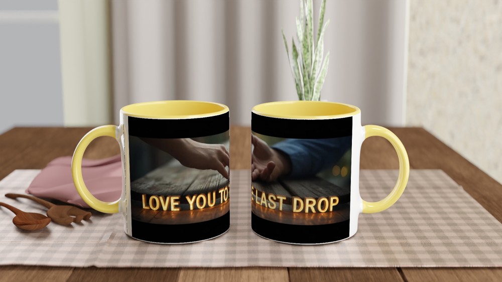 Love You To The Last Drop - Romantic Coffee Mug — view 8