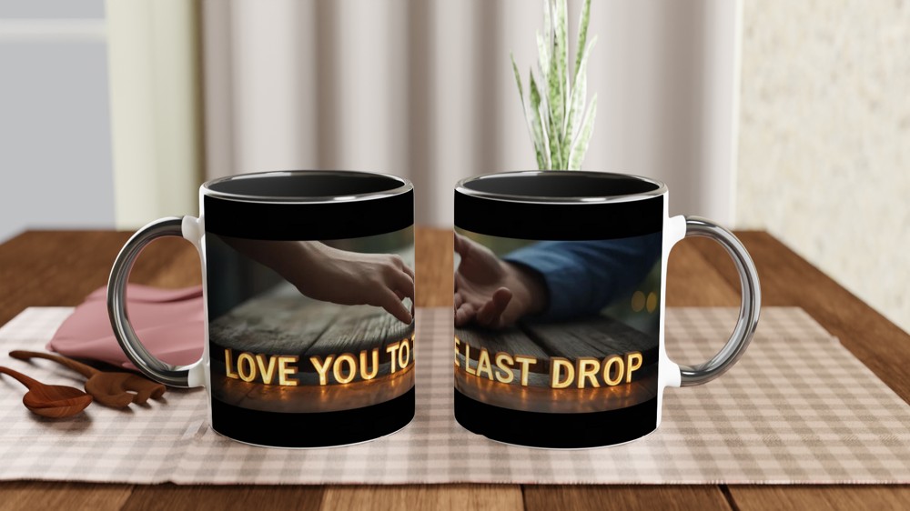 Love You To The Last Drop - Romantic Coffee Mug — view 9