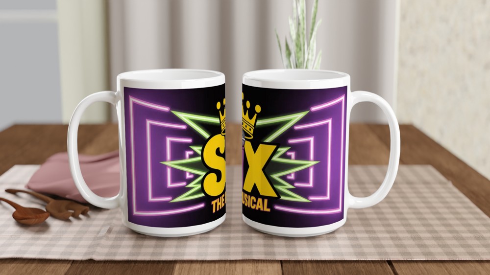 SIX The Musical Logo Mug — view 2