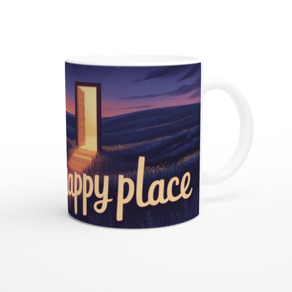 You're My Happy Place Mug | Romantic Anniversary Gift | Cute Valentine's Present for Her or Him | Best Friend Positivity Mug — view 12