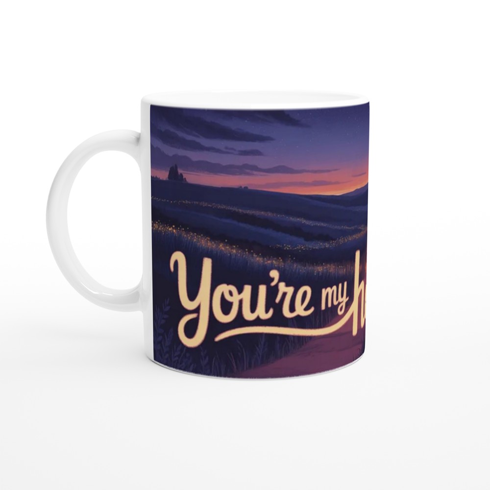You're My Happy Place Mug | Romantic Anniversary Gift | Cute Valentine's Present for Her or Him | Best Friend Positivity Mug — view 10