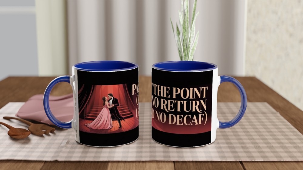 Phantom of the Opera Mug | 'Point of No Return' Quote | Musical Theatre Gift | Gothic Romance Duet Mug — view 4