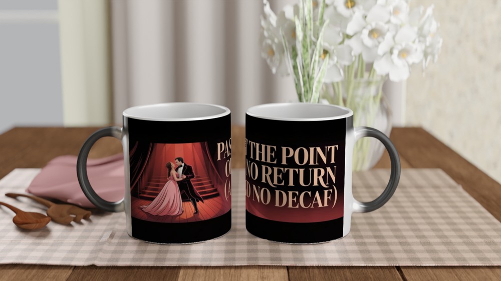 Phantom of the Opera Mug | 'Point of No Return' Quote | Musical Theatre Gift | Gothic Romance Duet Mug — view 3
