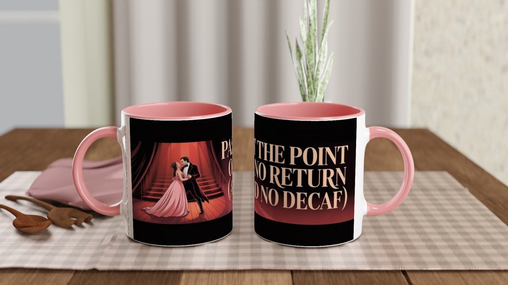 Phantom of the Opera Mug | 'Point of No Return' Quote | Musical Theatre Gift | Gothic Romance Duet Mug — view 6