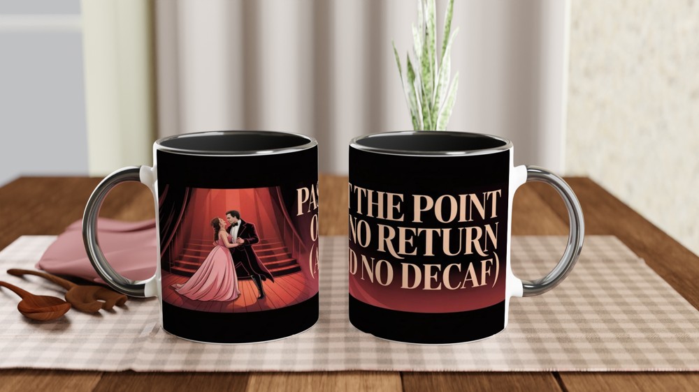 Phantom of the Opera Mug | 'Point of No Return' Quote | Musical Theatre Gift | Gothic Romance Duet Mug — view 9
