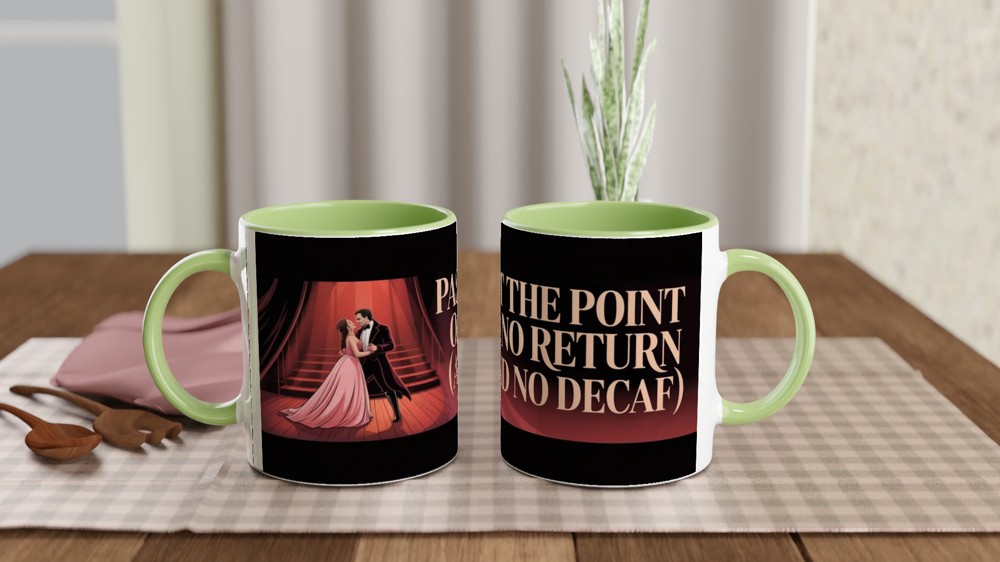Phantom of the Opera Mug | 'Point of No Return' Quote | Musical Theatre Gift | Gothic Romance Duet Mug — view 5