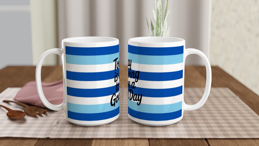 Dear Evan Hansen Mug | Today Is Going To Be A Good Day Quote | Musical Theatre Gift | Theatre Lover Present — view 2