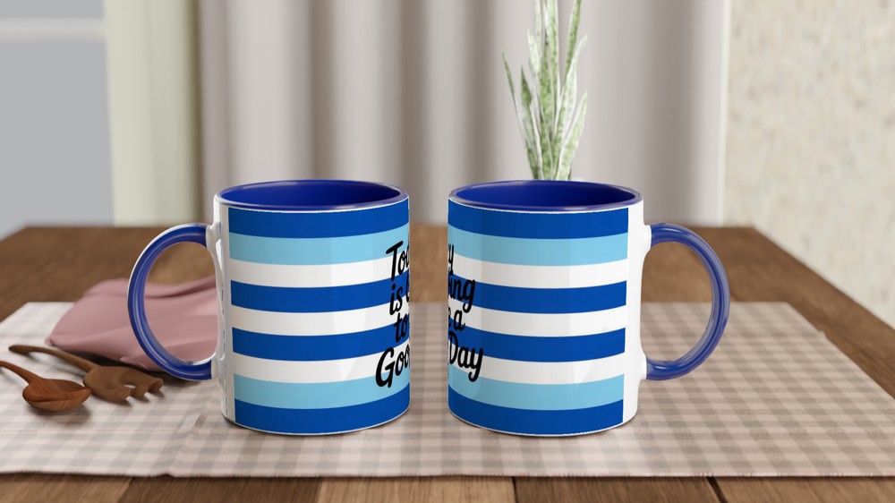 Dear Evan Hansen Mug | Today Is Going To Be A Good Day Quote | Musical Theatre Gift | Theatre Lover Present — view 4