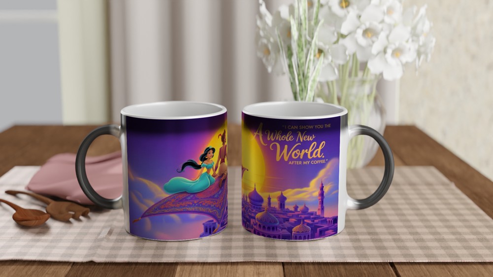 A Whole New World After My Coffee Magic Carpet Mug — view 3