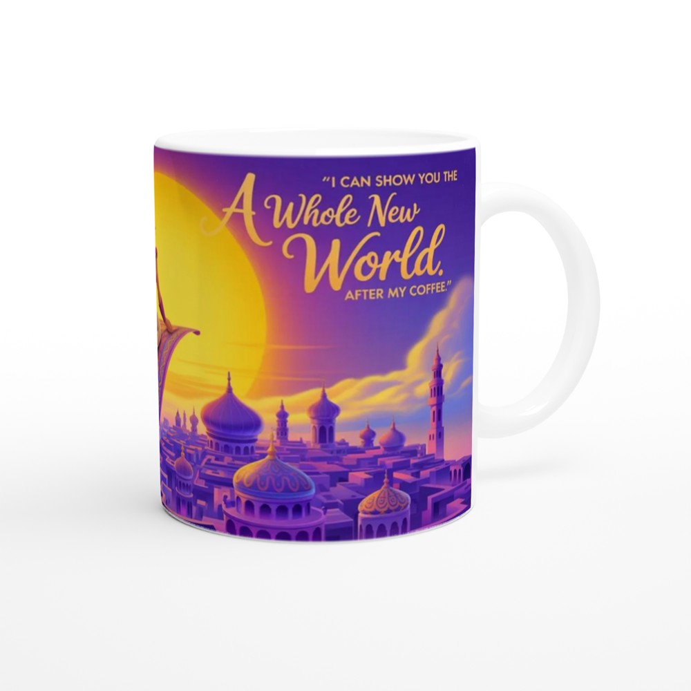 A Whole New World After My Coffee Magic Carpet Mug — view 12