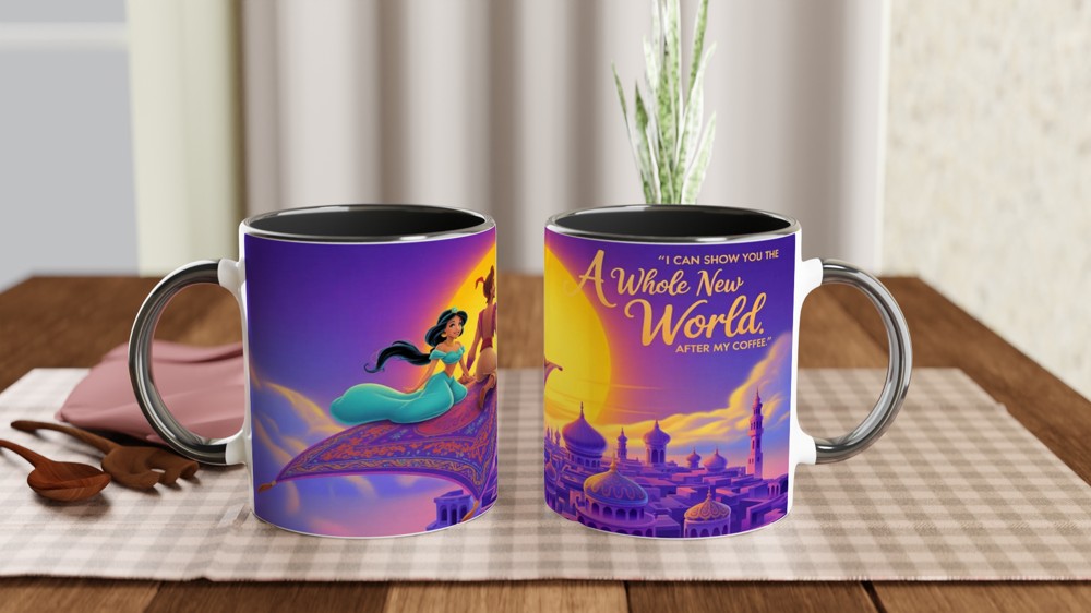 A Whole New World After My Coffee Magic Carpet Mug — view 9