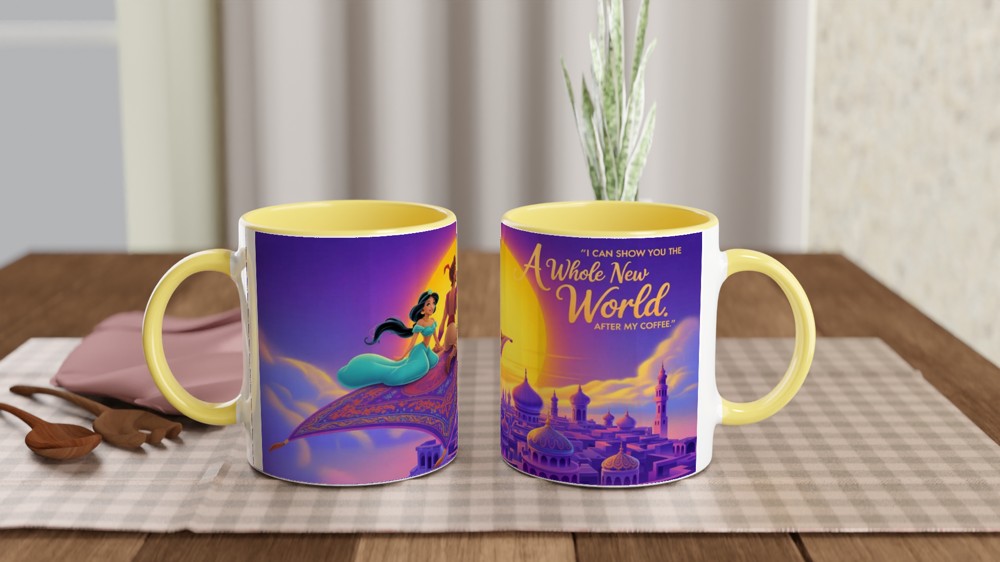 A Whole New World After My Coffee Magic Carpet Mug — view 8