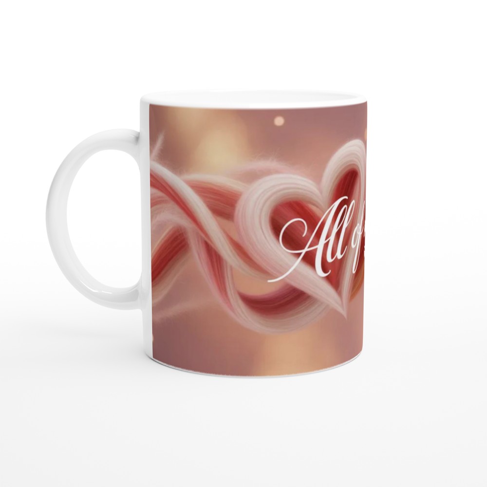 All Of My Love Hearts Mug - Romantic Valentine's Gift — view 10