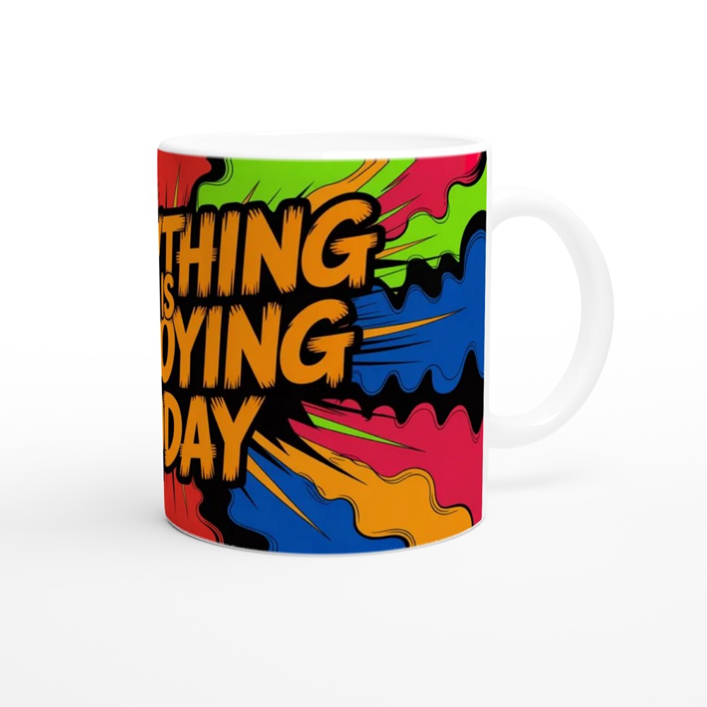 Everything Is Annoying Today Comic Pop Art Mug — view 12