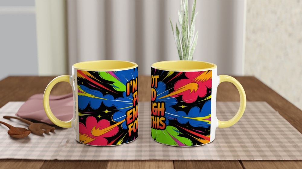 Funny Colleague Mug | 'I'm Not Paid Enough For This' Quote | Leaving Job Gift | Workplace Humour Present — view 8