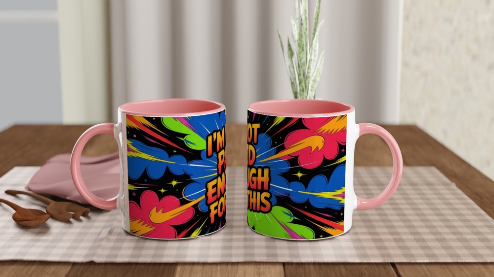 Funny Colleague Mug | 'I'm Not Paid Enough For This' Quote | Leaving Job Gift | Workplace Humour Present — view 6