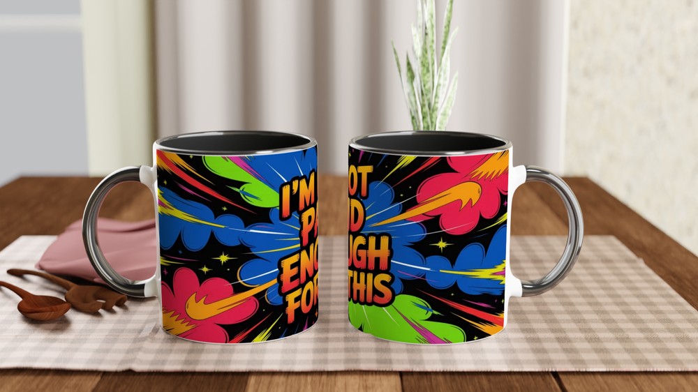 Funny Colleague Mug | 'I'm Not Paid Enough For This' Quote | Leaving Job Gift | Workplace Humour Present — view 9