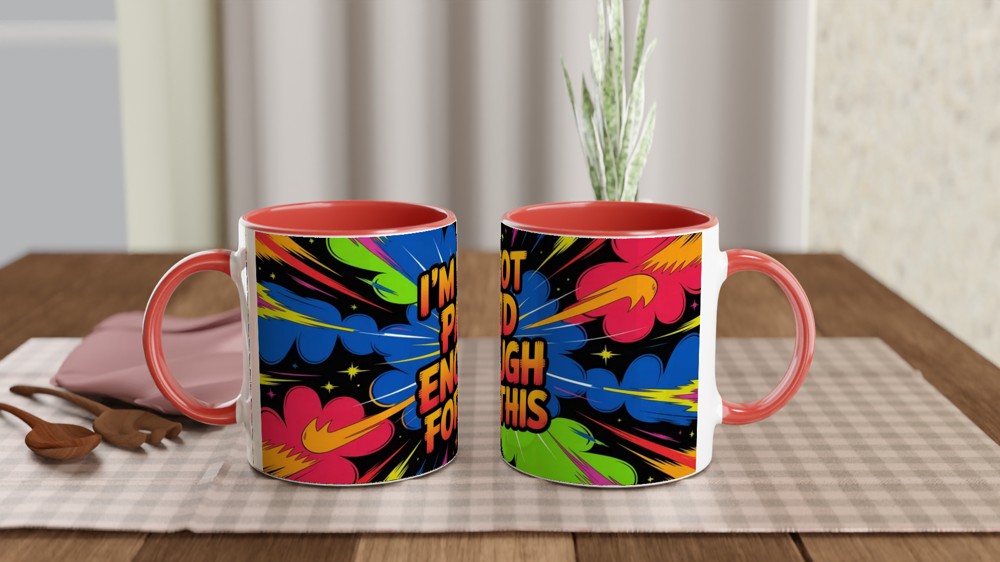 Funny Colleague Mug | 'I'm Not Paid Enough For This' Quote | Leaving Job Gift | Workplace Humour Present — view 7
