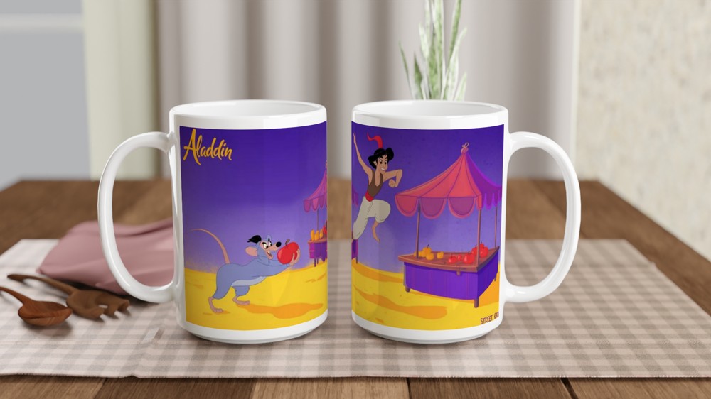 Aladdin Mug | Street Rat Quote Design | Musical Theatre Gift | Theatre Lover Present — view 2