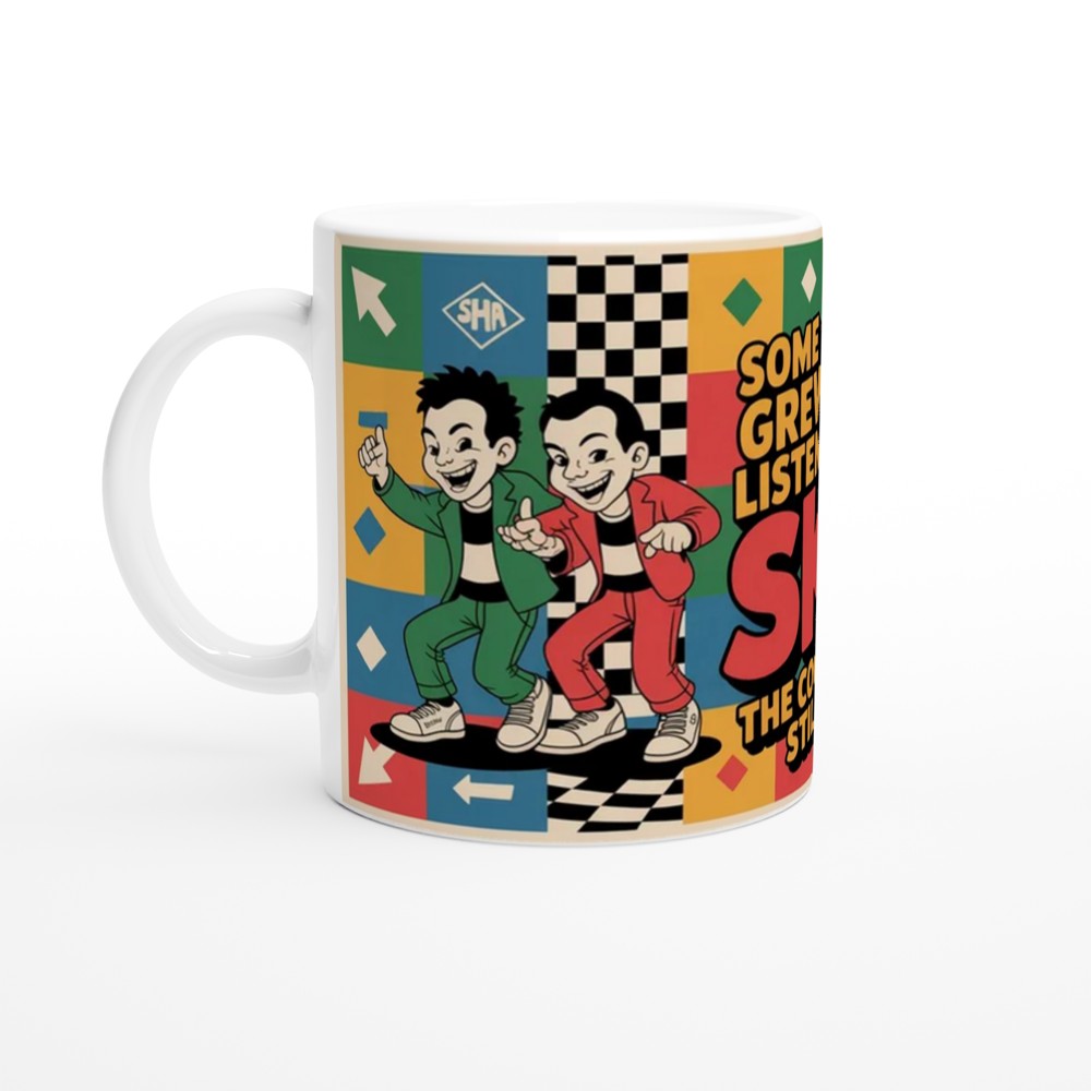 Ska Music Mug | Some of us Grew up Listening to SKA Gift | 2-Tone Rude Boy Present | Retro Music Gift for Him or Her — view 10