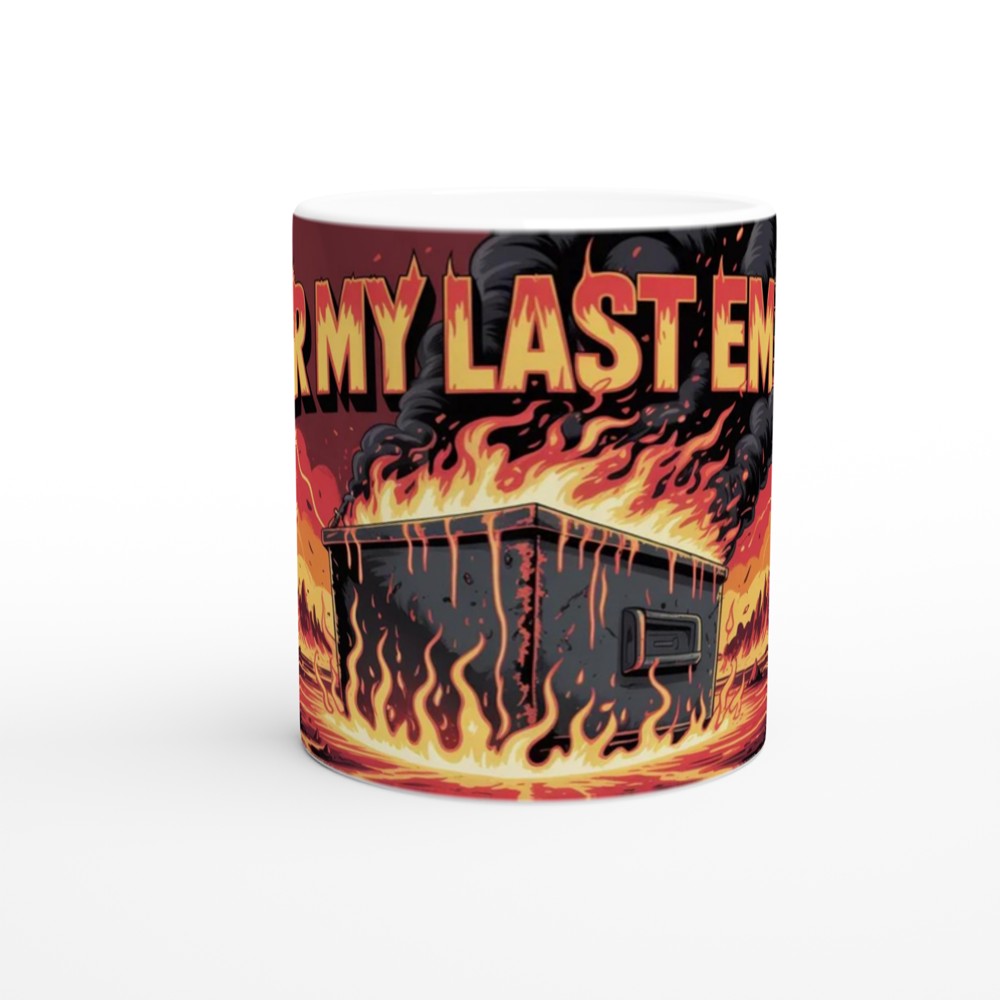 Per My Last Email Dumpster Fire Office Humour Mug — view 11