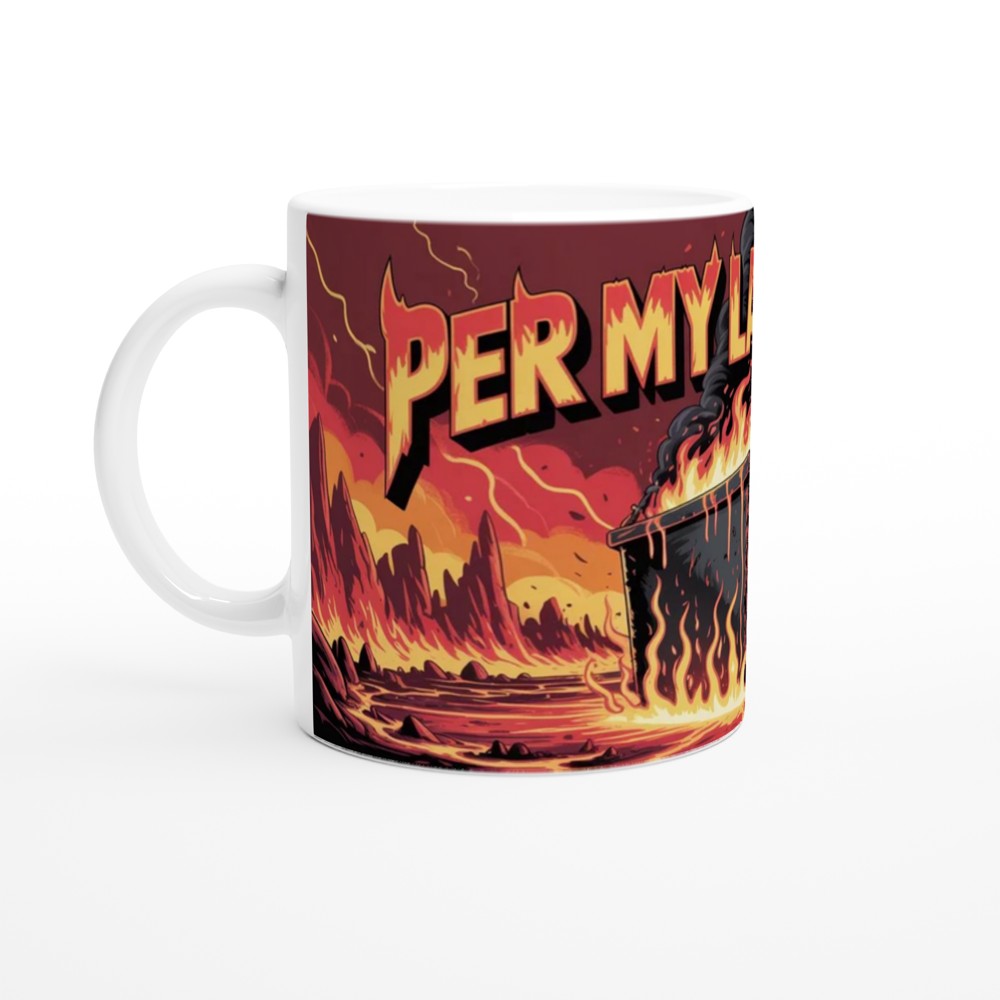 Per My Last Email Dumpster Fire Office Humour Mug — view 10