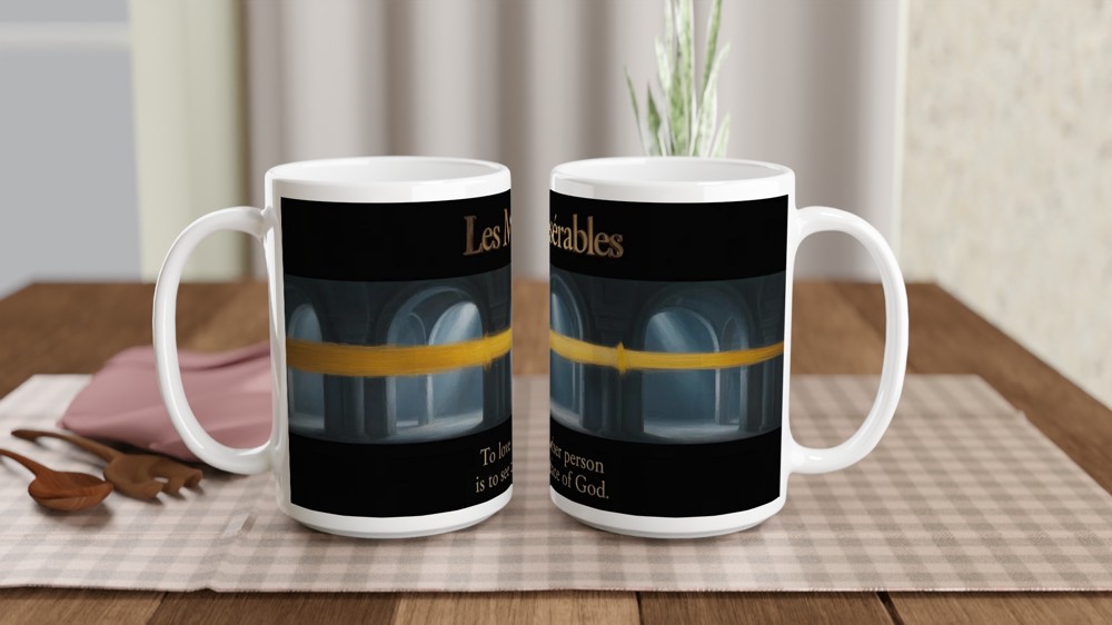 To Love Another Person Musical Quote Mug — view 2